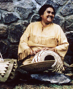 Selena LaMarr sits at the Lassen Volcanic National Monument to educate visitors. She is a trailblazer for women in conservation as we celebrate women's history month.